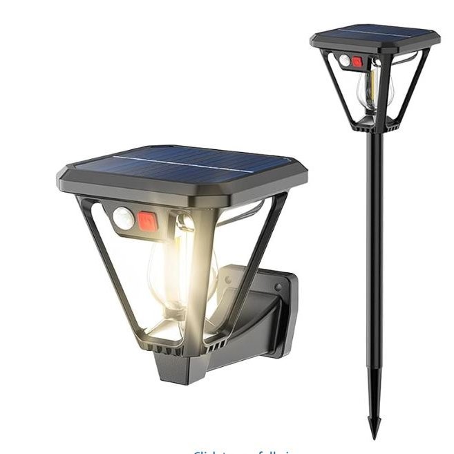 Solar Lamp HG901 Elegant Outdoor Solar LED Wall Light, Durable Sunlight-Powered Energy-Saving Garden Lamp