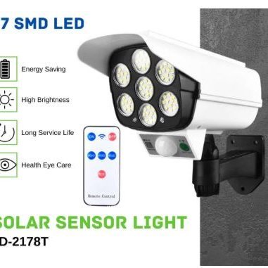 2178T  Solar Outdoor Security Camera Light